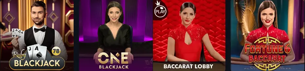 Slot Lords Casino Table Games